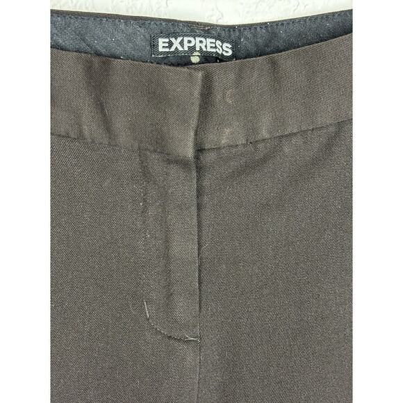Express Editor Womens Dress Pants Sz 8R Brown Career Wear Office Work Careerwear - Picture 7 of 9